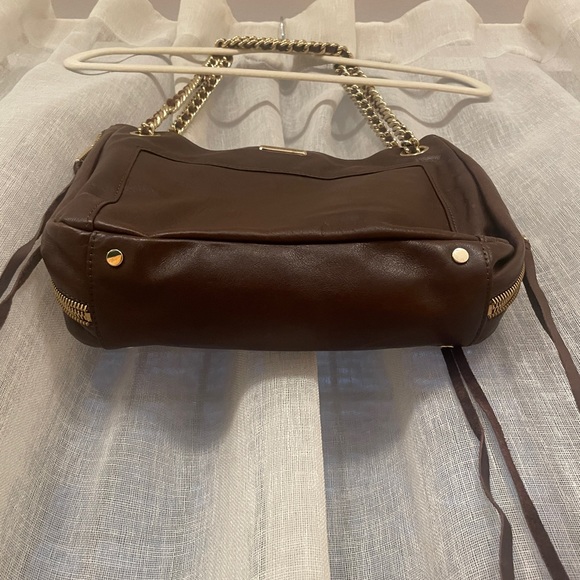 Rebecca Minkoff Brown Gold Swing Shoulder Crossbody Bag - Picture 6 of 13